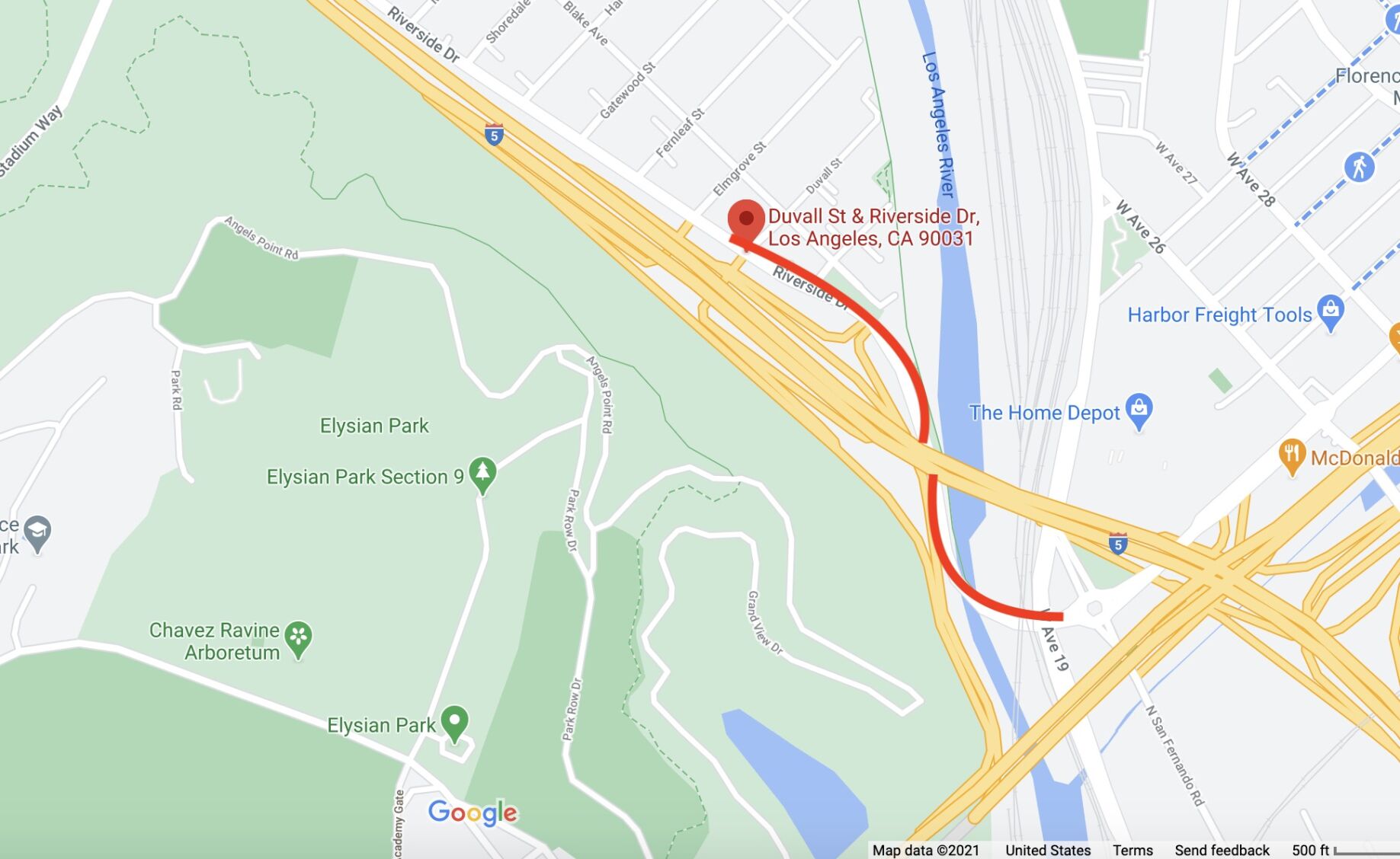 Sewer work along Riverside Drive